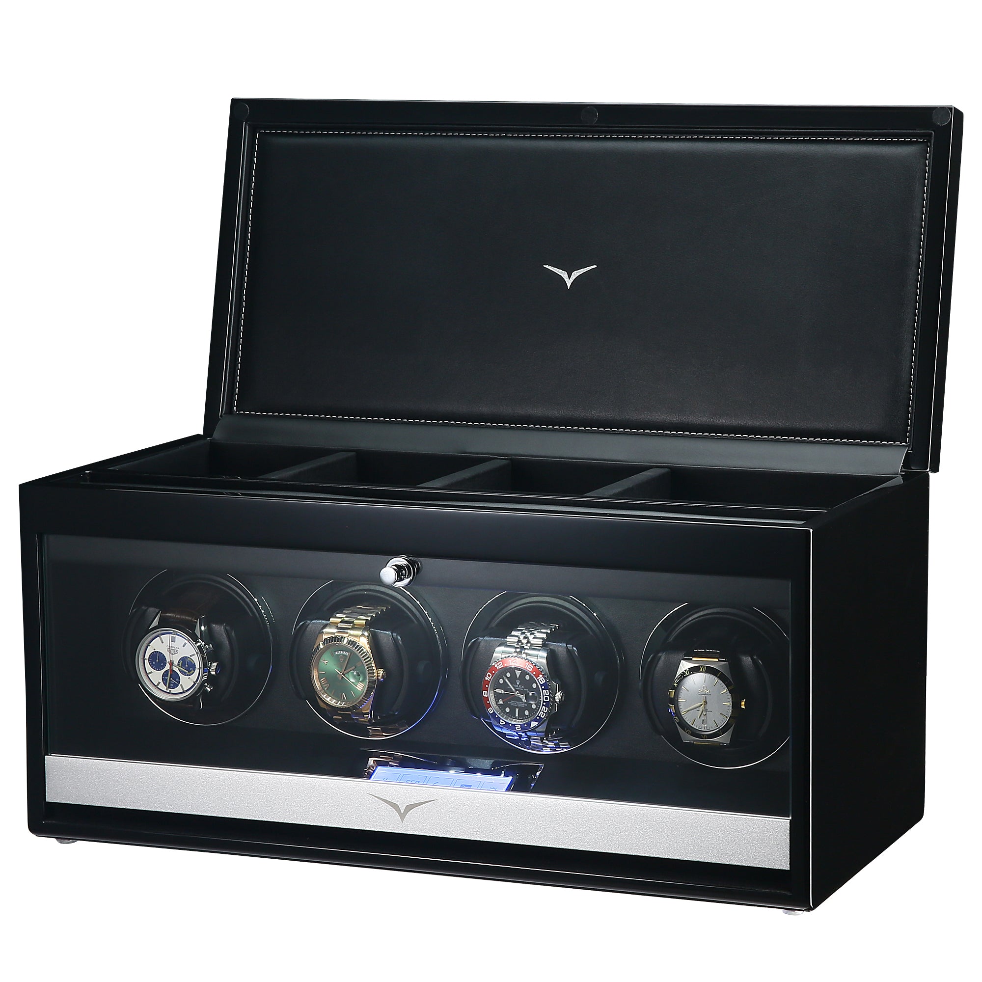 Seconds - Vancouver Watch Winder for 4 Black