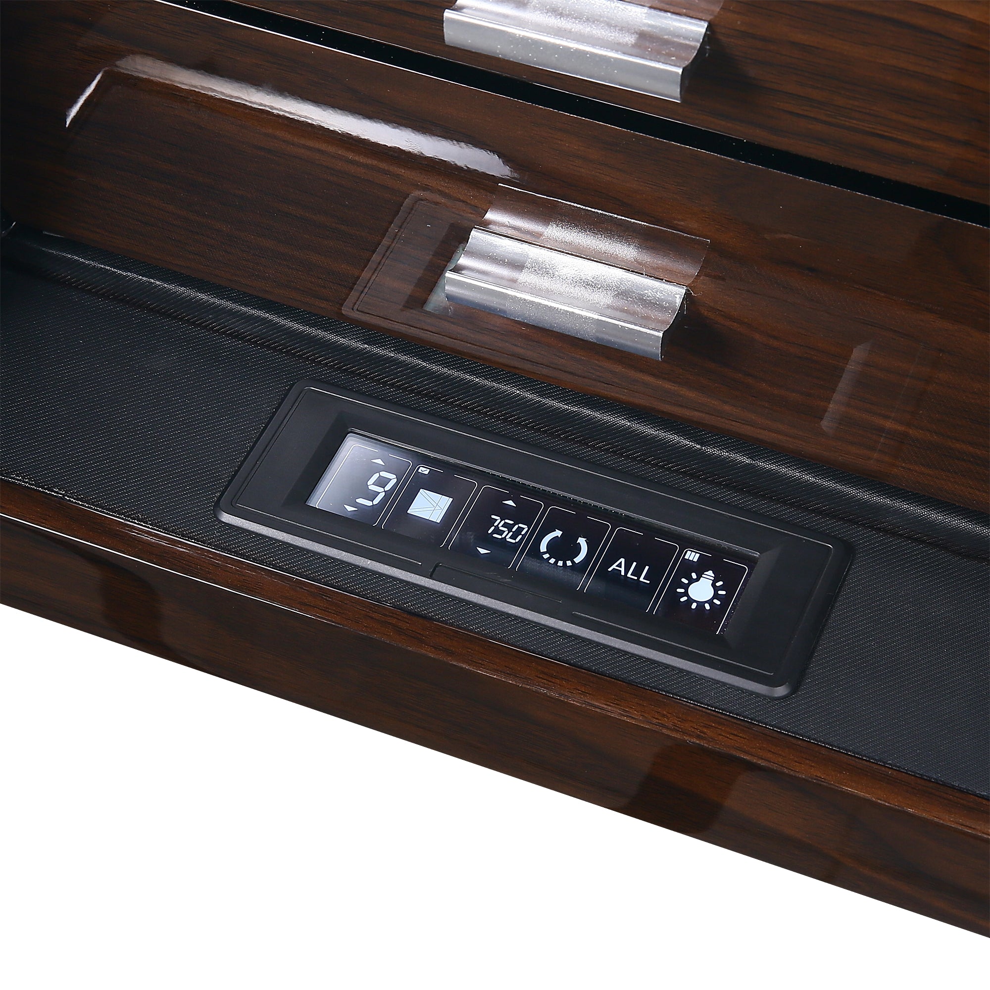 Seconds - Esperance Watch Winder for 9 Watches with Fingerprint Lock and Drawer