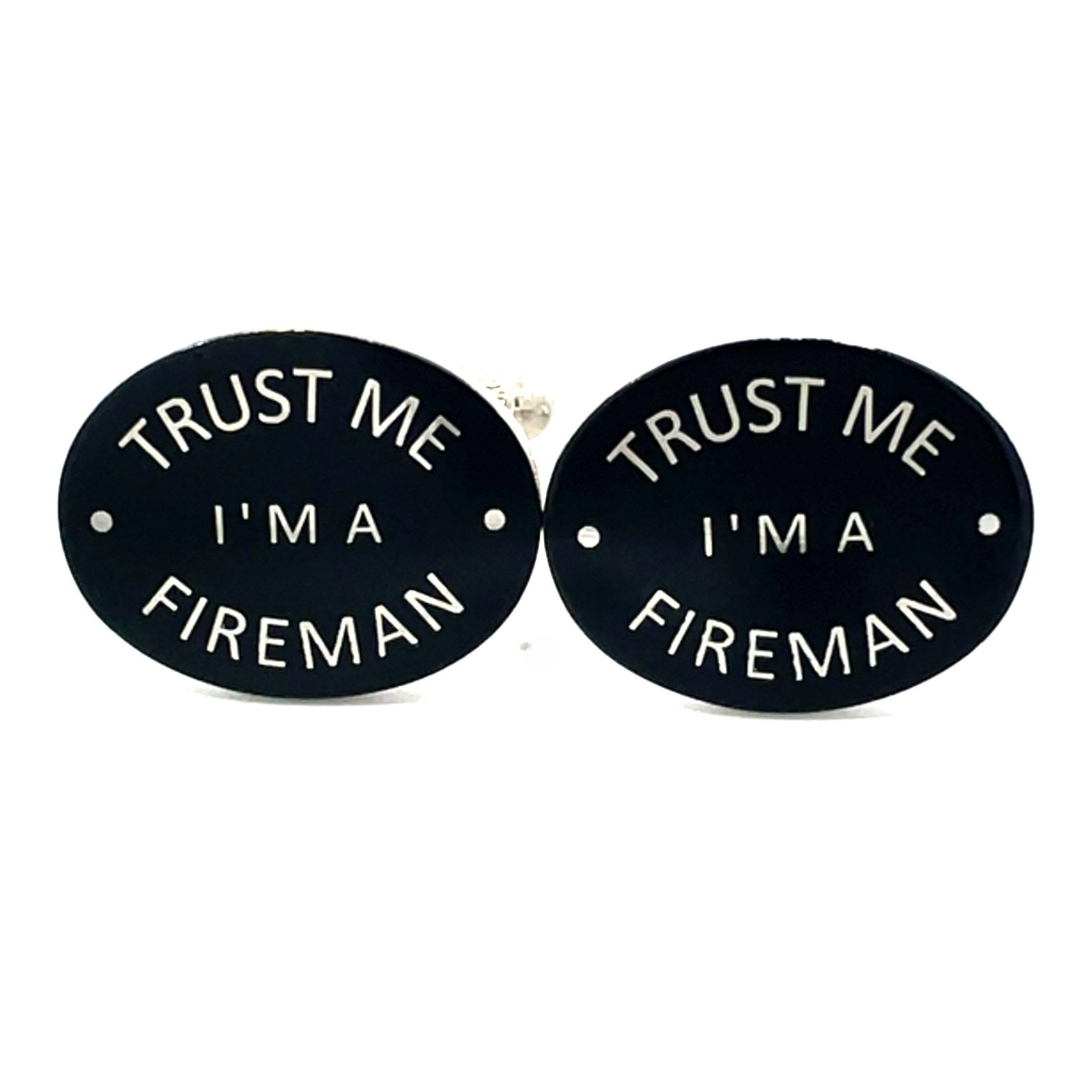 Trust Me I'm a Fireman Cufflinks