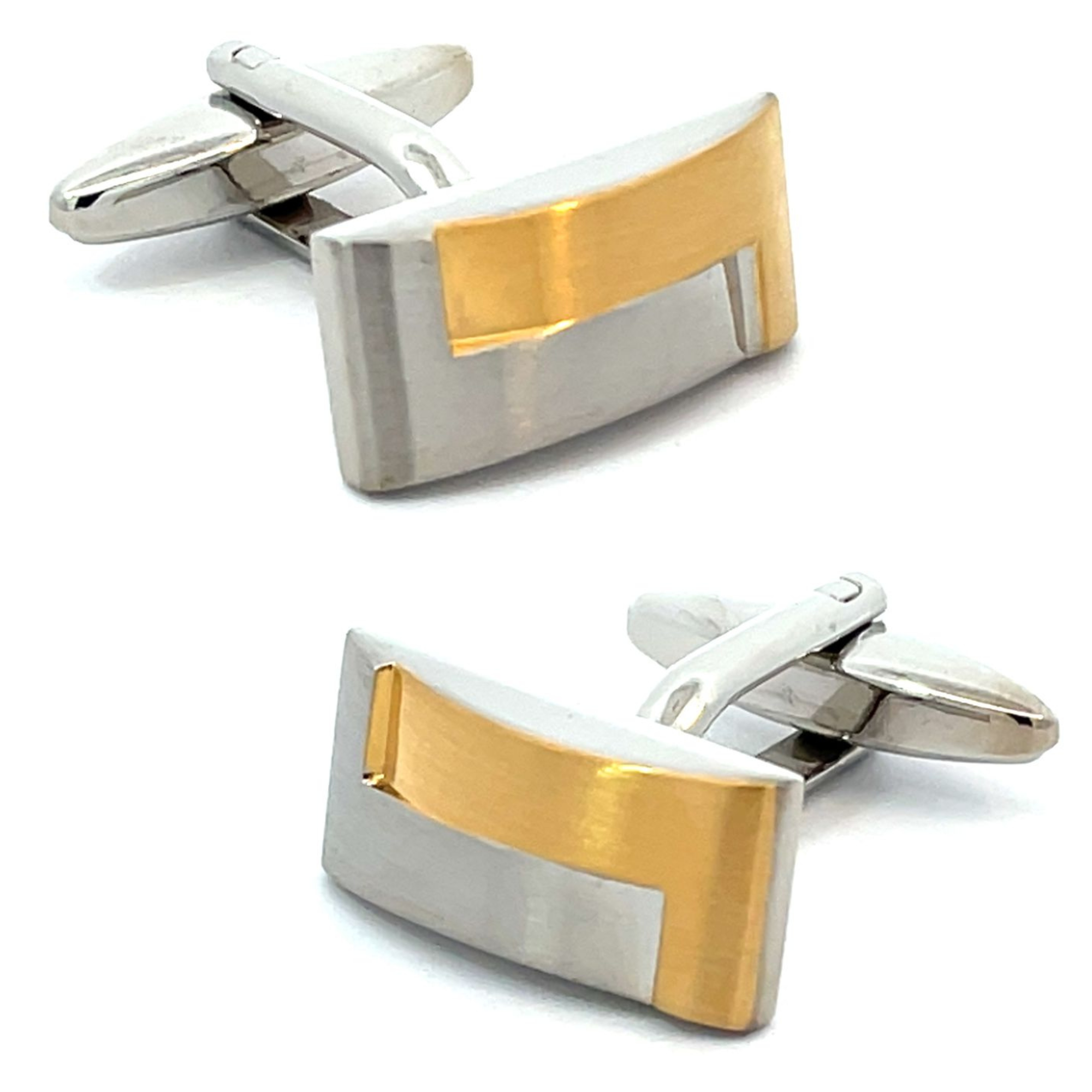 Two Tone Intertwine Cufflinks