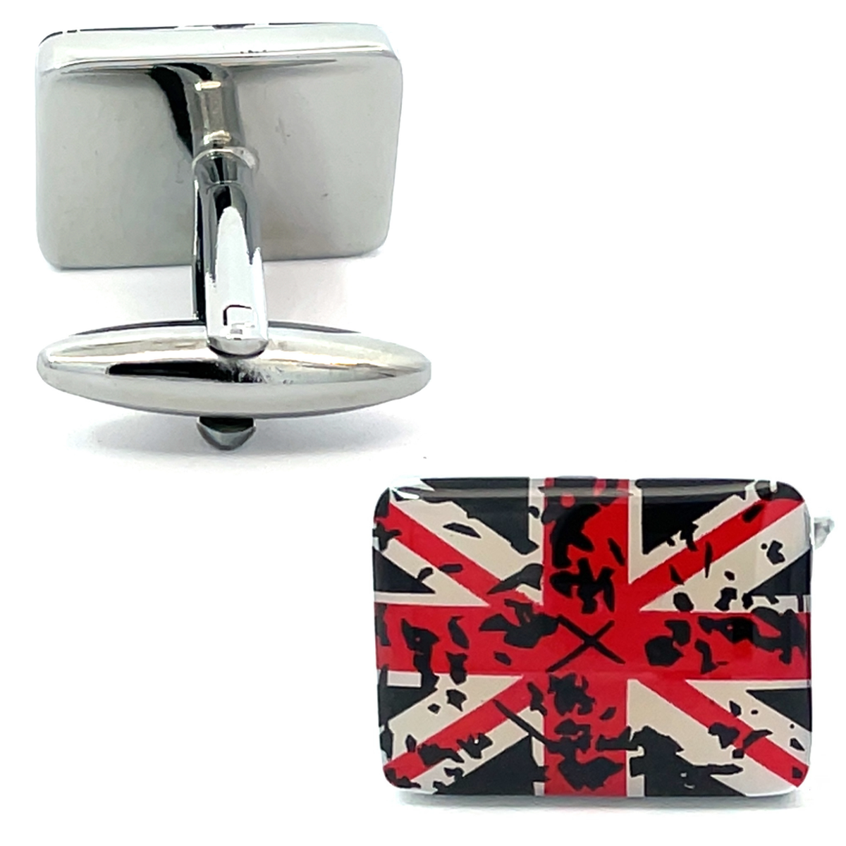 Vintage Distressed UK Union Jack Cufflinks