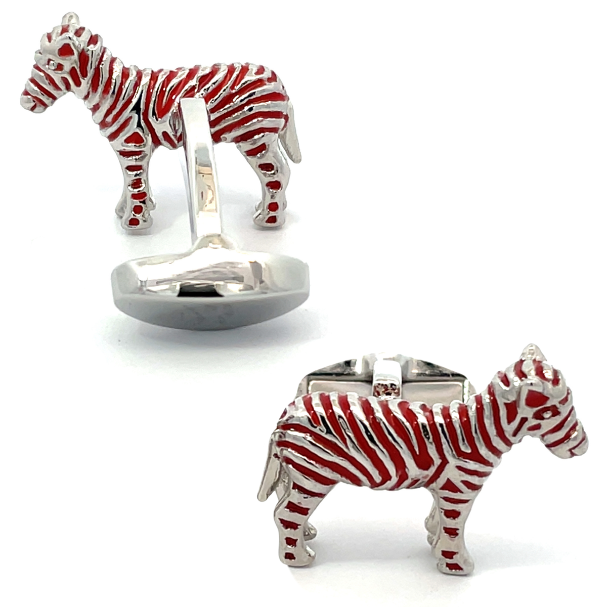 Red Zebra Cuffllinks