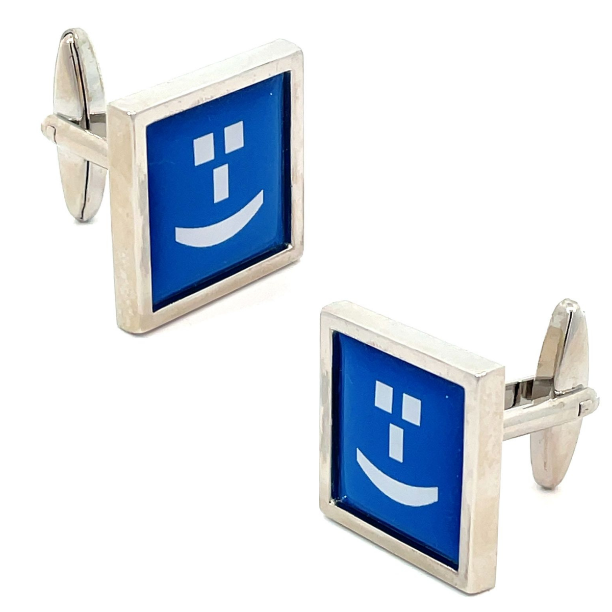 Text Speak Cufflinks: Smiley
