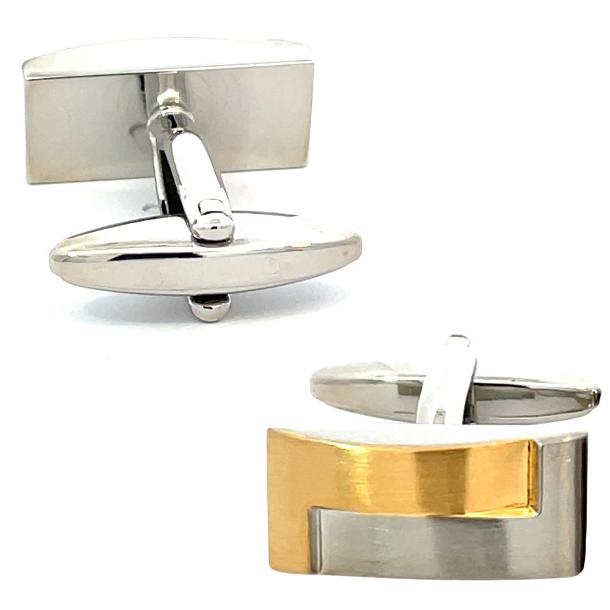 Two Tone Intertwine Cufflinks
