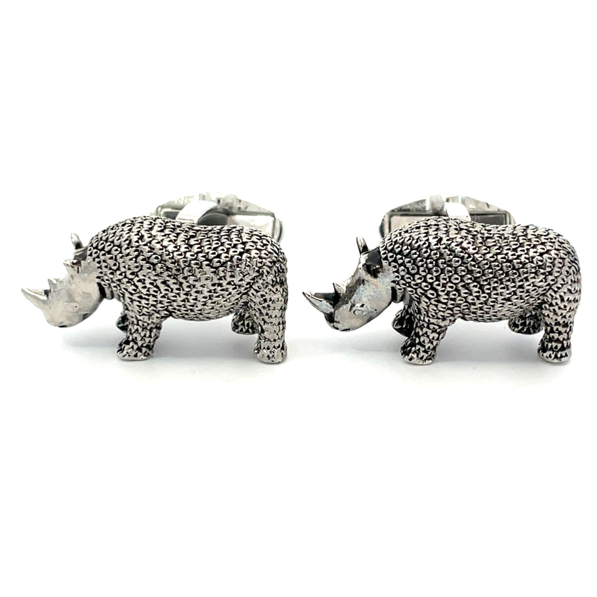 Textured Rhino Cufflinks