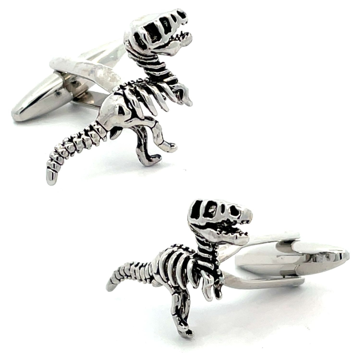 T-Rex Skeleton Dinosaur Cufflinks