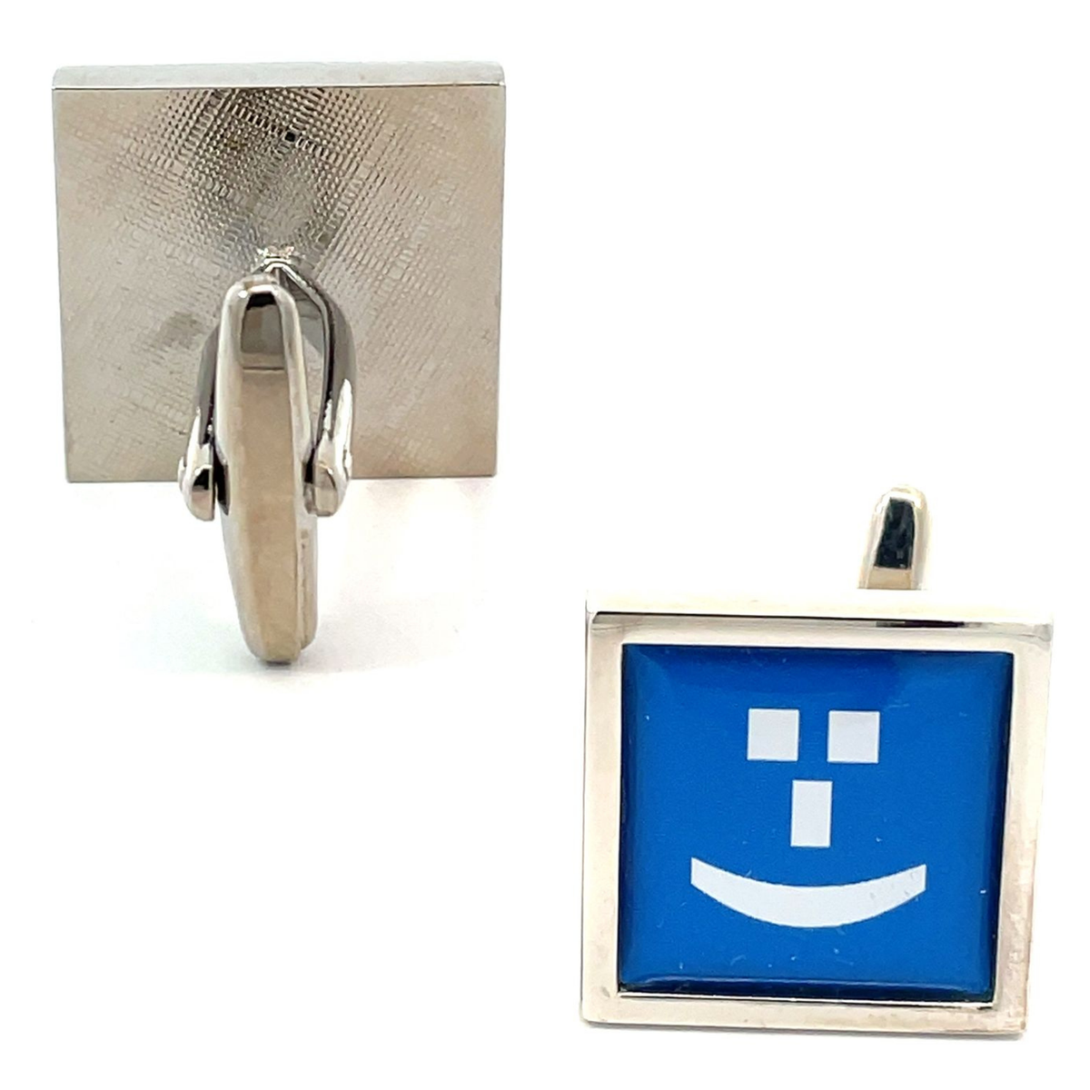 Text Speak Cufflinks: Smiley