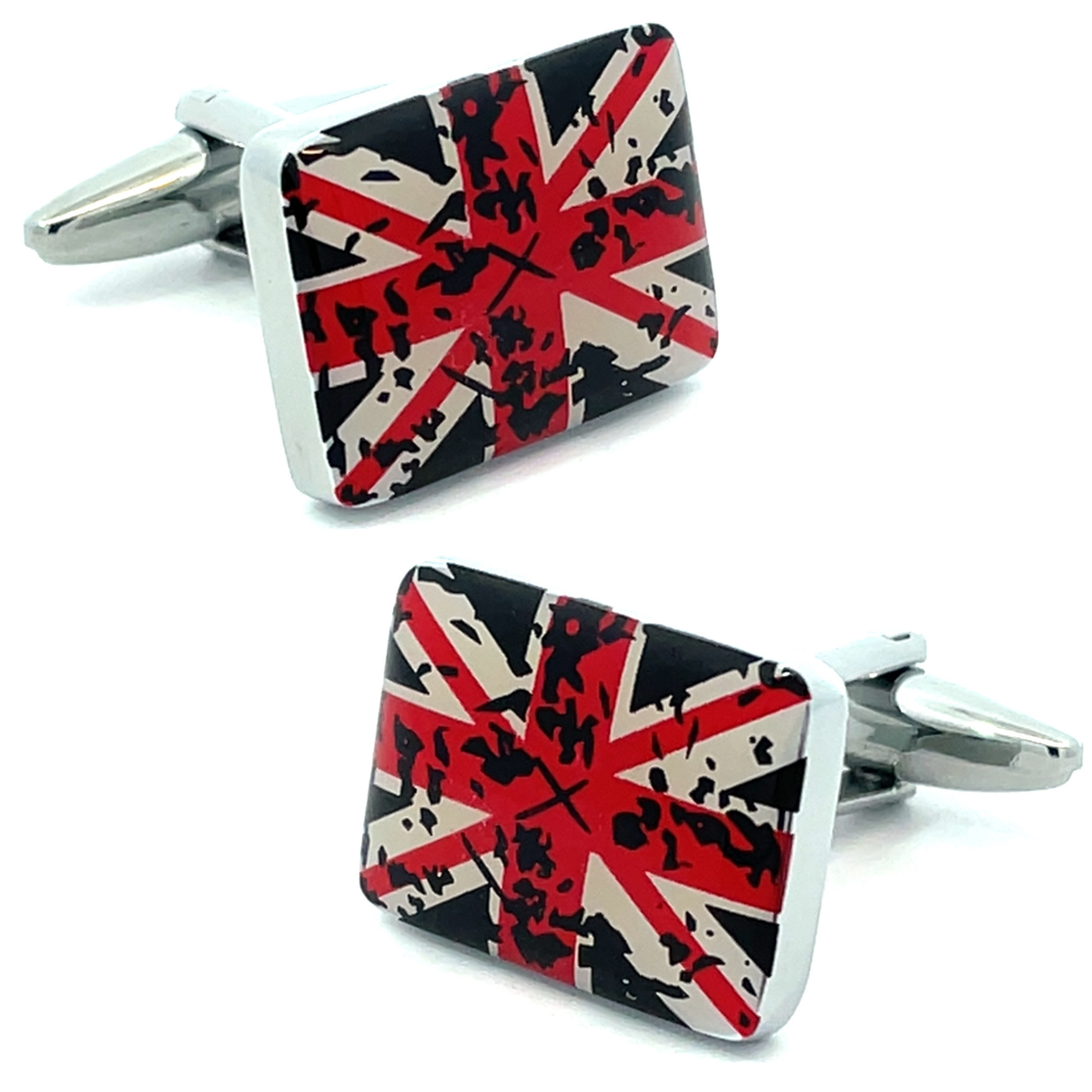 Vintage Distressed UK Union Jack Cufflinks