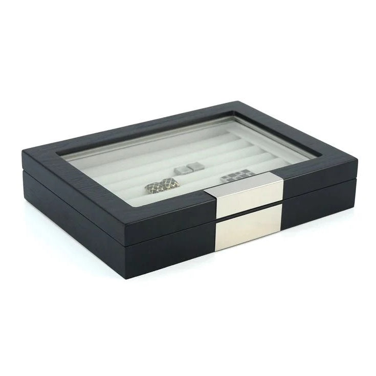 36 Pairs Wood Cufflink Box Storage Boxes Clinks