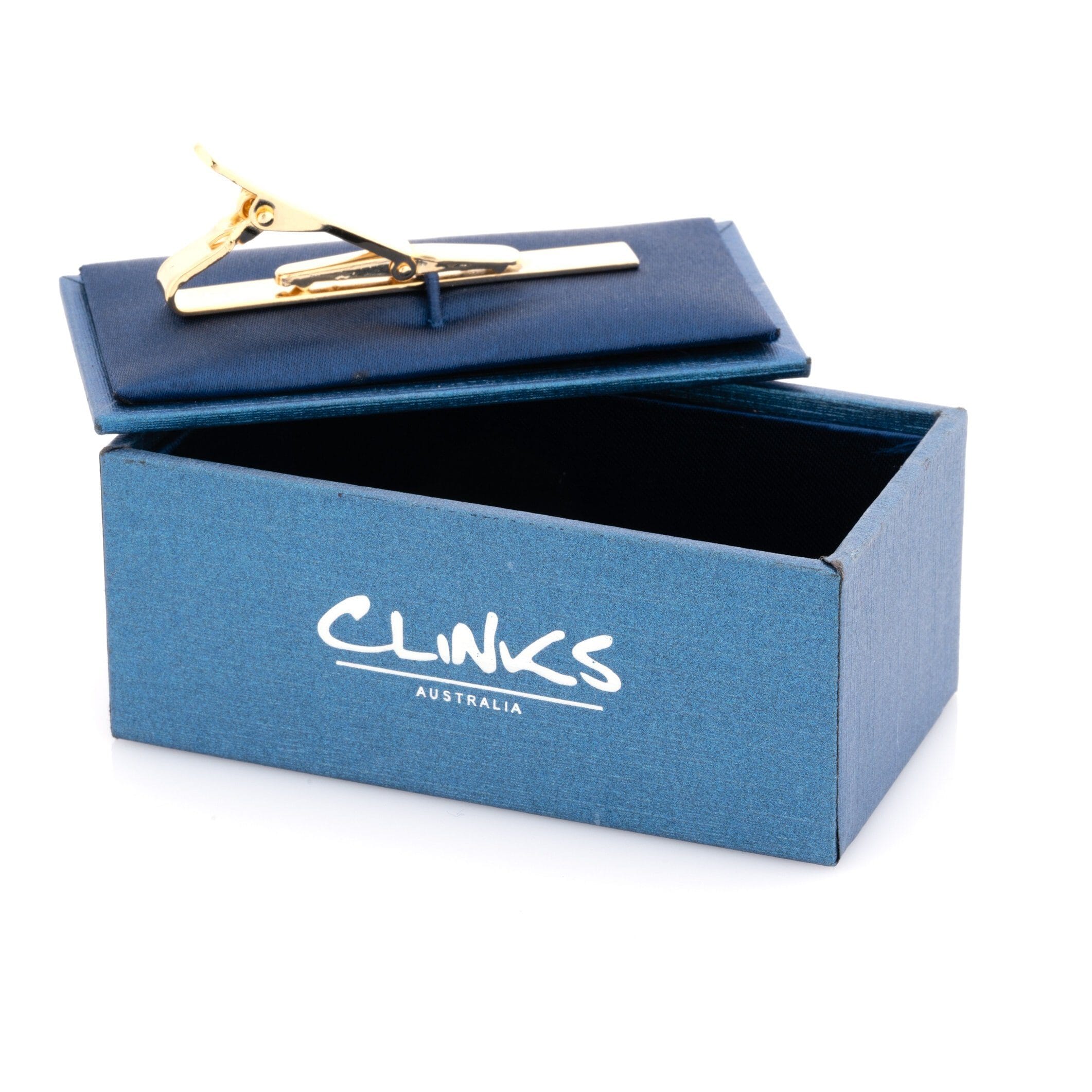 Shiny Gold Tie Clip Tie Clips Clinks Australia