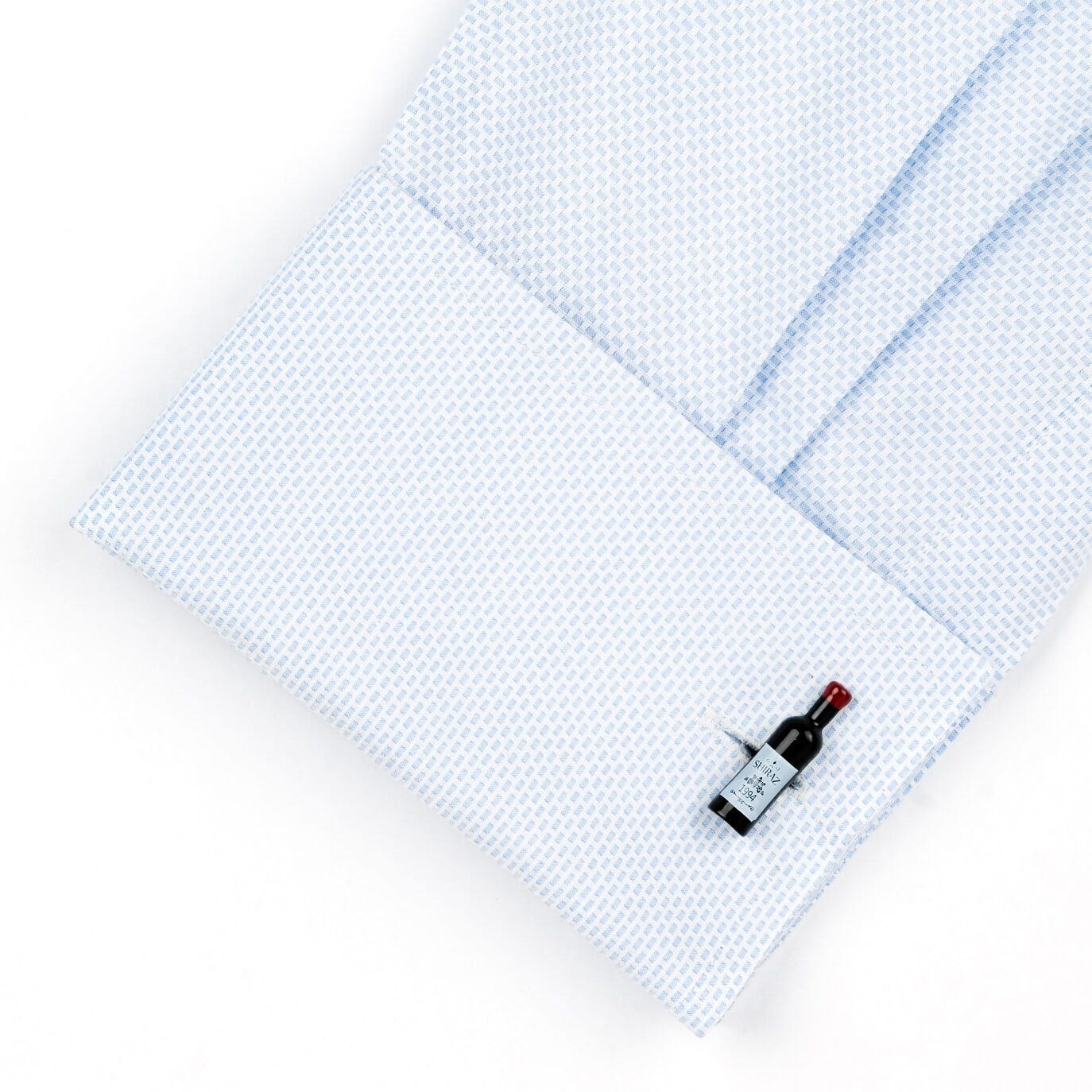 Shiraz Red Wine Bottle Cufflinks Novelty Cufflinks Clinks Australia