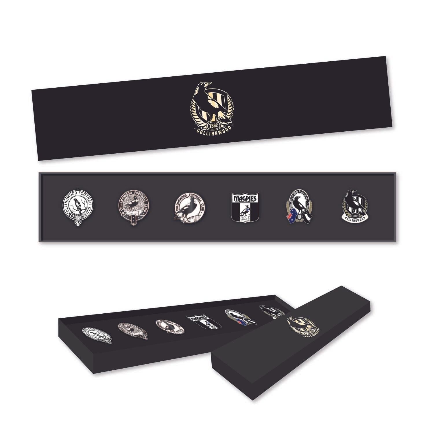 Collingwood Magpies AFL Pin Set Lapel Pin Clinks