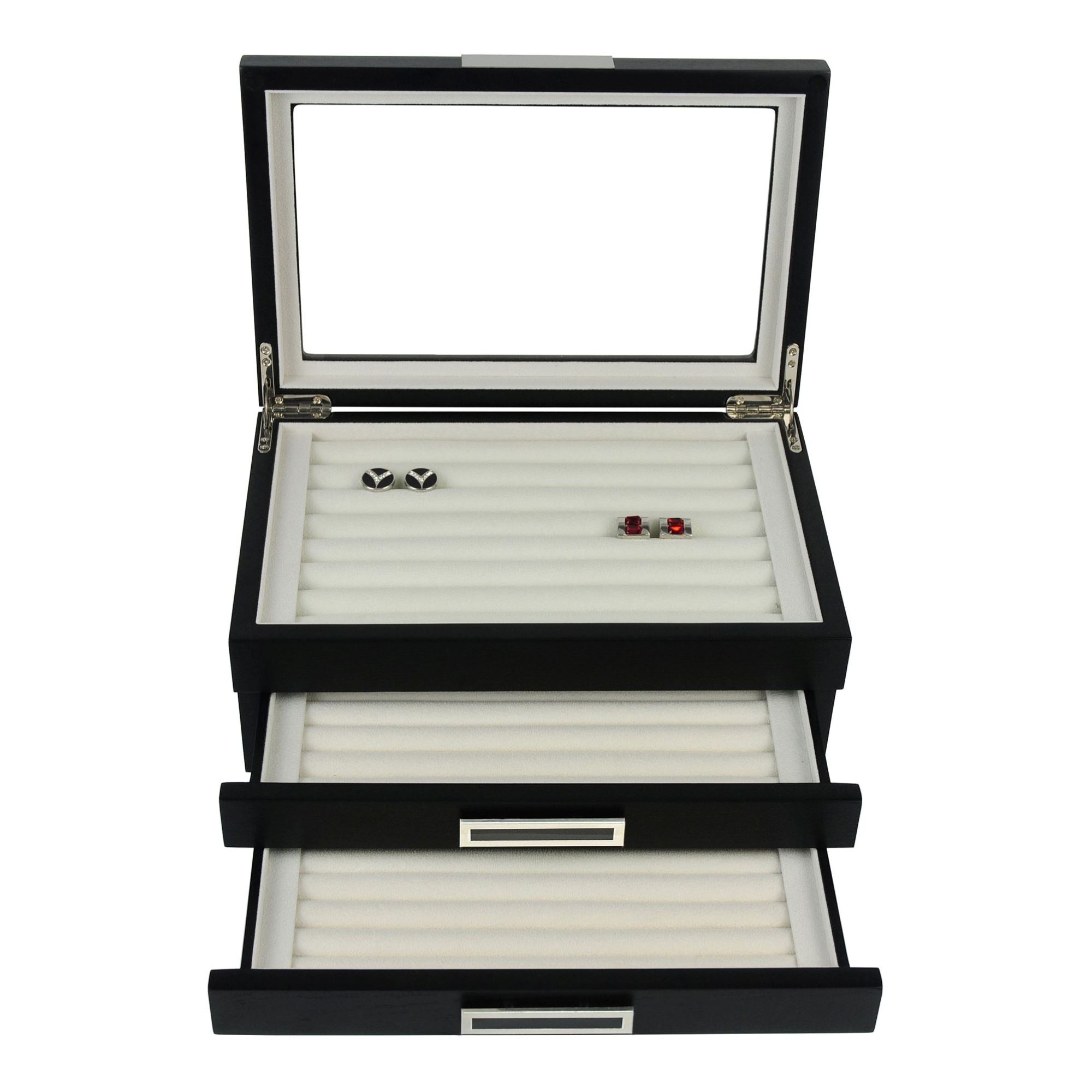 108 Pairs Wood Cufflink Box Cufflink Boxes Clinks