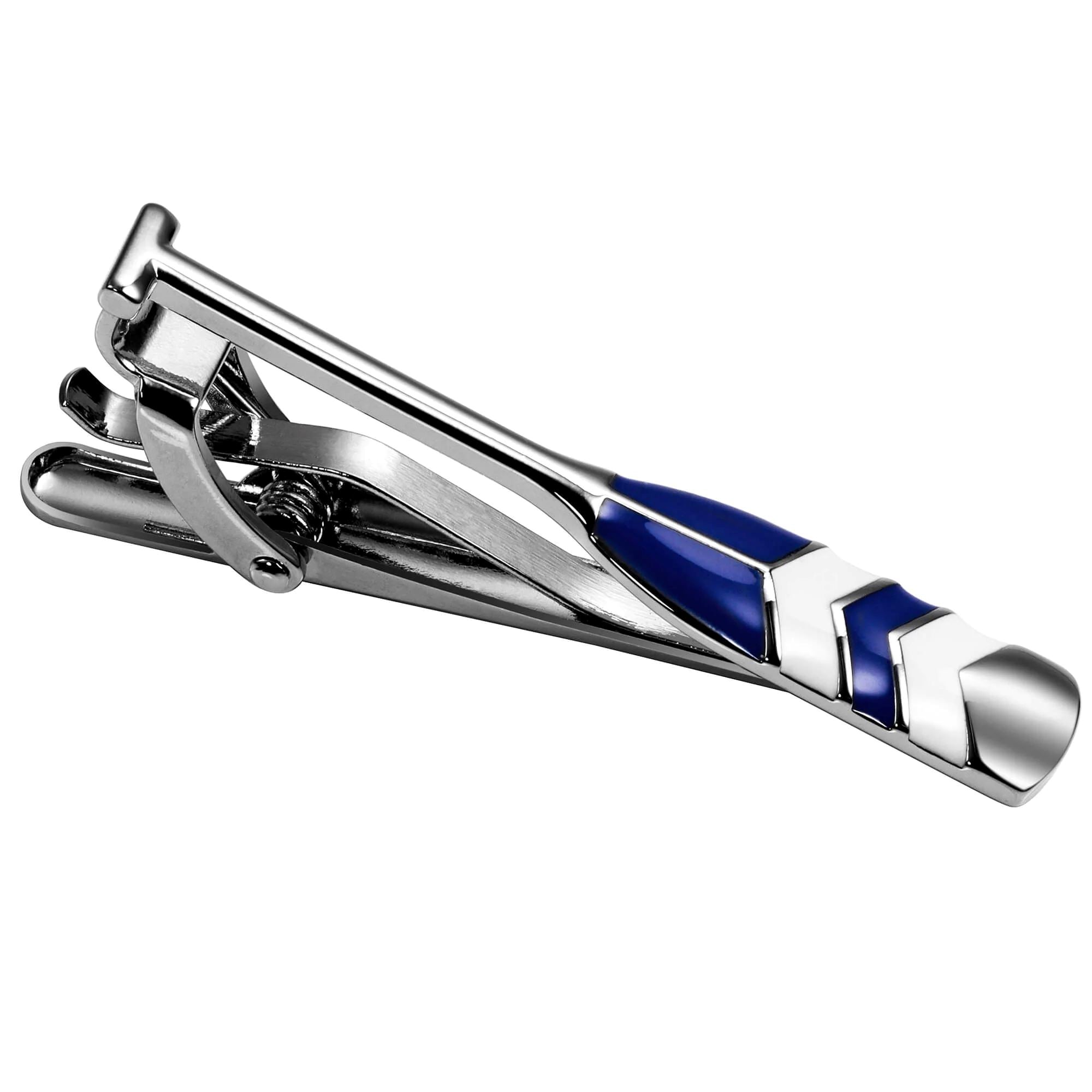Paddle Oar Tie Clip in Silver Tie Bars Clinks Australia