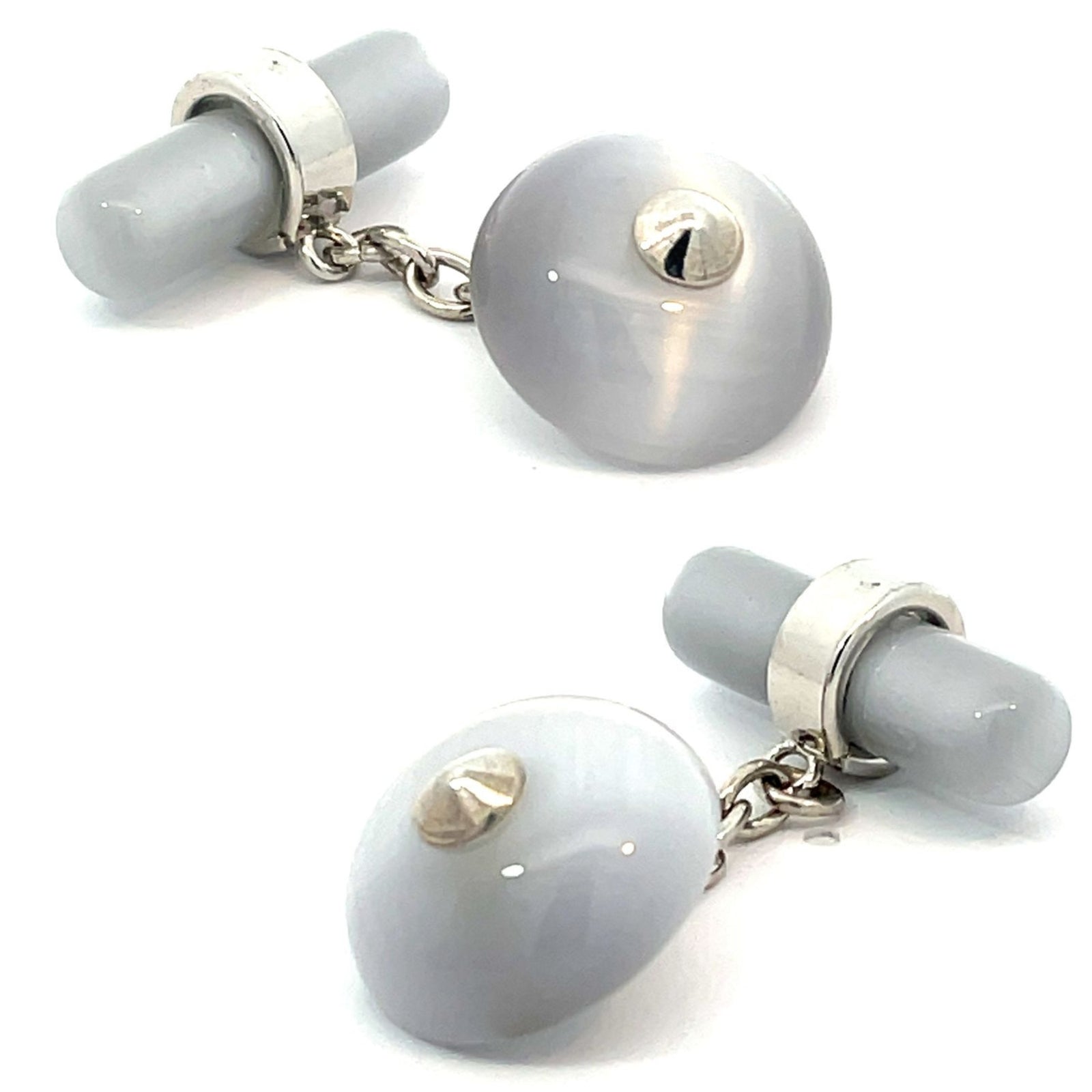 Oracle Grey Cufflinks (with Chain)