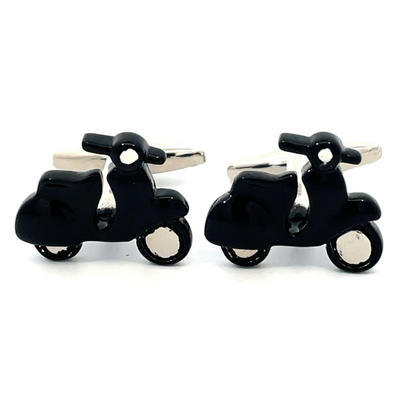 Scooter Black Cufflinks