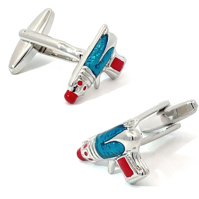 Retro Sci Fi Ray Gun Cufflinks