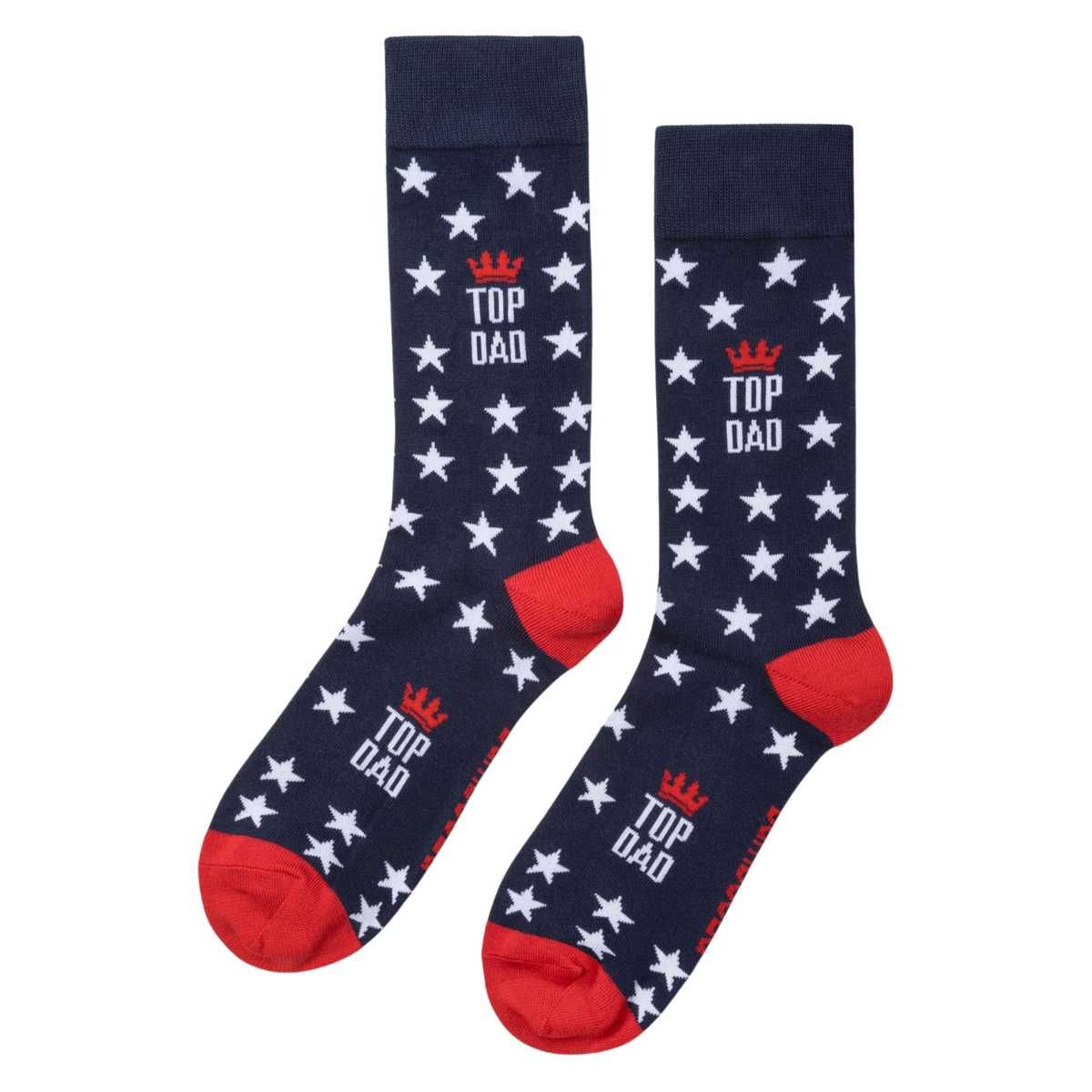 Mens Top Dad Stars Bamboo Sock Card