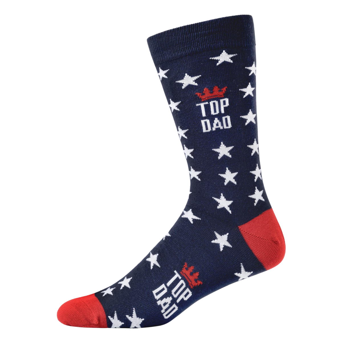 Mens Top Dad Stars Bamboo Sock Card