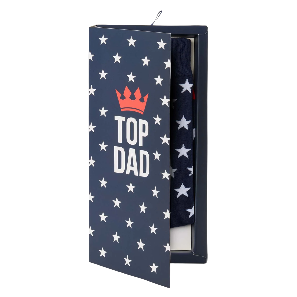 Mens Top Dad Stars Bamboo Sock Card