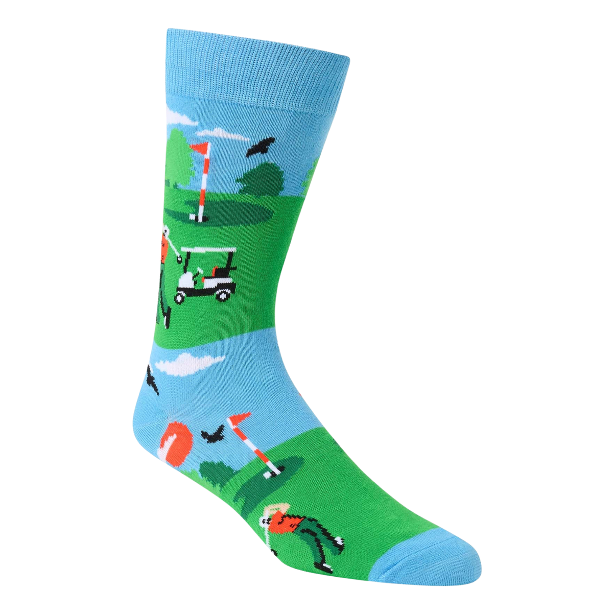 Mens Born To Bogey Bamboo Sock