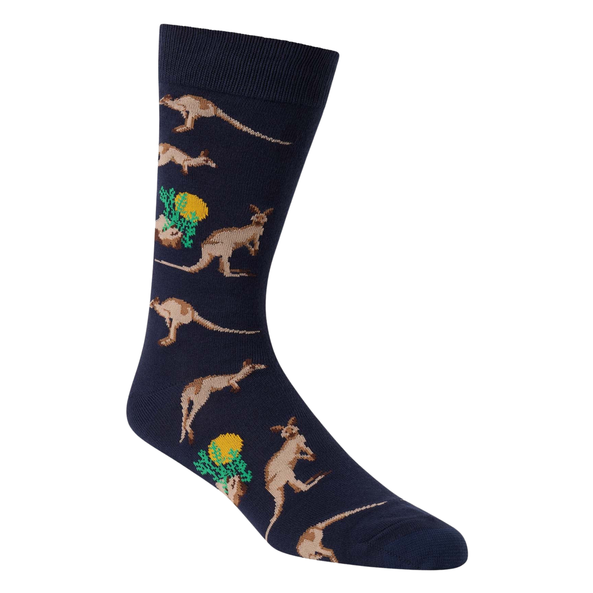 Mens Outback Roo Crew Bamboo Sock