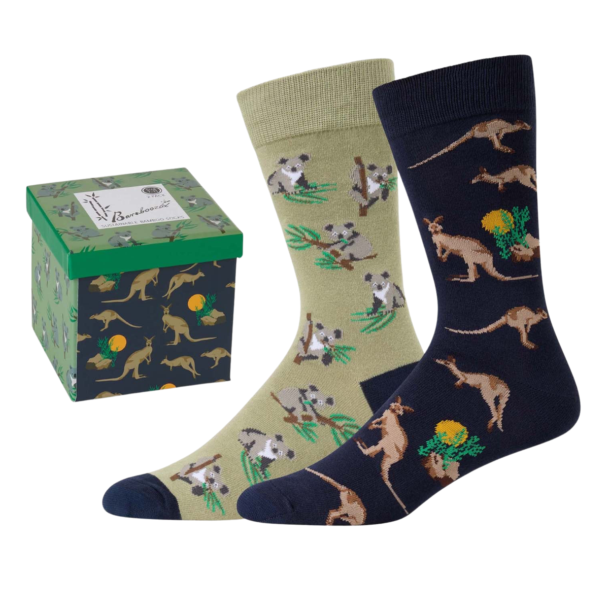 Mens Outback Roo & Koala 2pk Gift Box