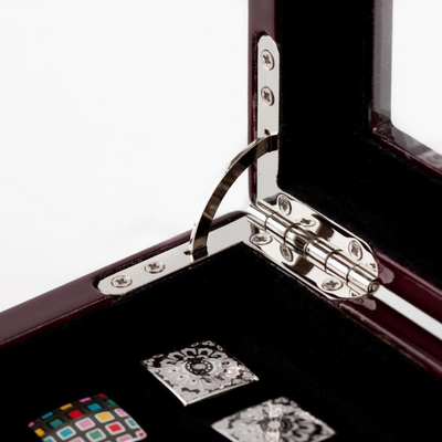 36 Pair Mahogany Cufflink Box