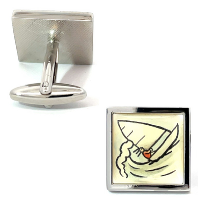 Sailing Cartoon Cufflinks