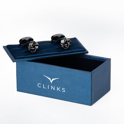 Gunmetal Knot Cufflinks