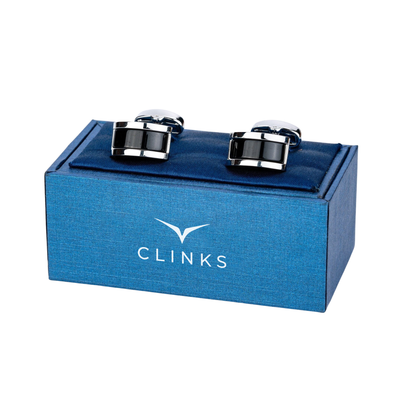 Midnight Black Cateye Cufflinks