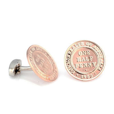 Half Penny George V Cufflinks