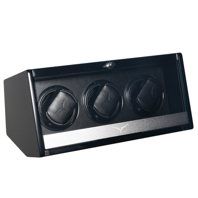 Theodore Watch Winder for 3 Black