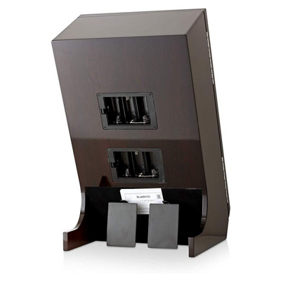 Kosciuszko Watch Winder Box for 12 + 2 Watches in Ebony + Gray