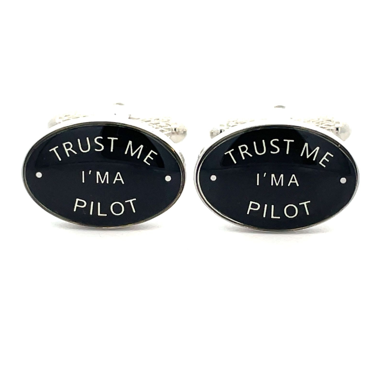 Trust Me I'm a Pilot Cufflinks