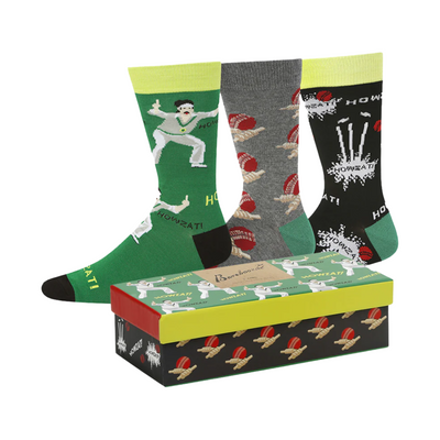Cricket 3 pair Socks Gift Box