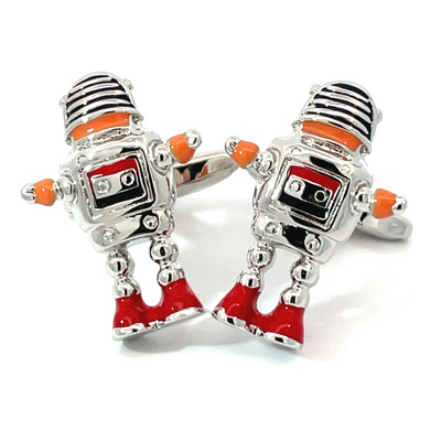 Retro Robot Cufflinks