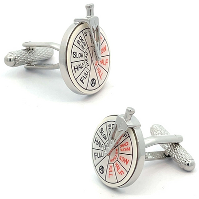 Ship Telegraph with Handle Cufflinks