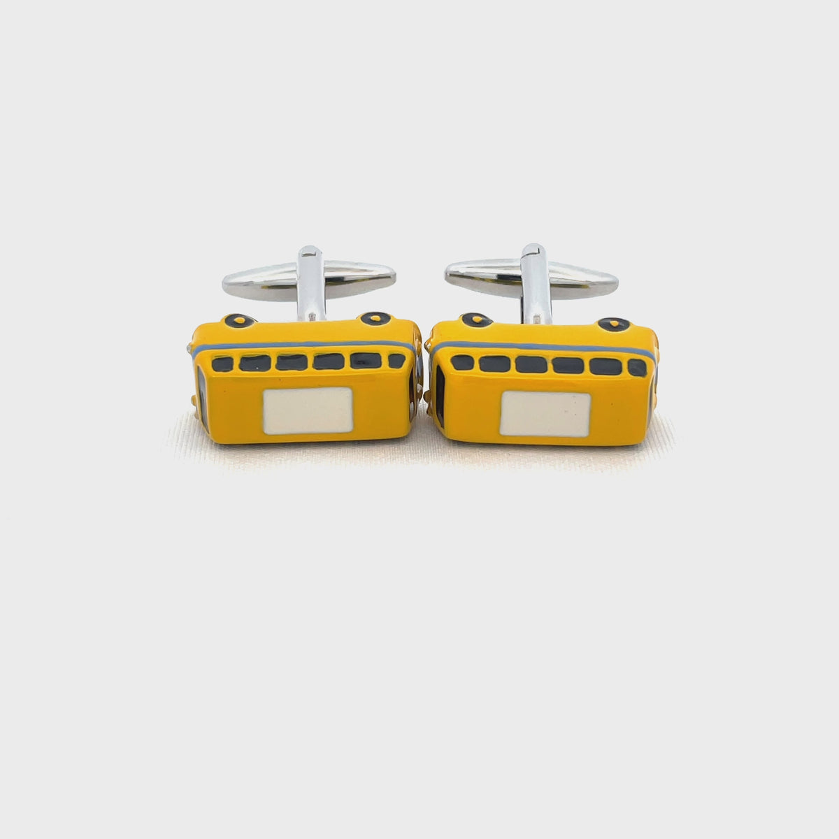 Yellow VW Kombi Cufflinks