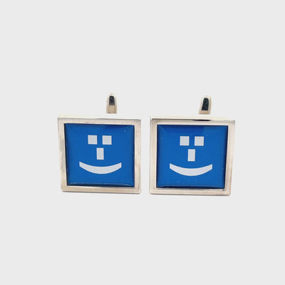 Text Speak Cufflinks: Smiley