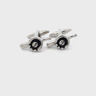 Baseball Bat, Glove and Ball Cufflinks in Silver