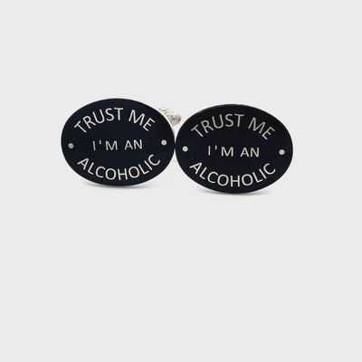 Trust Me I'm an Alcoholic Cufflinks