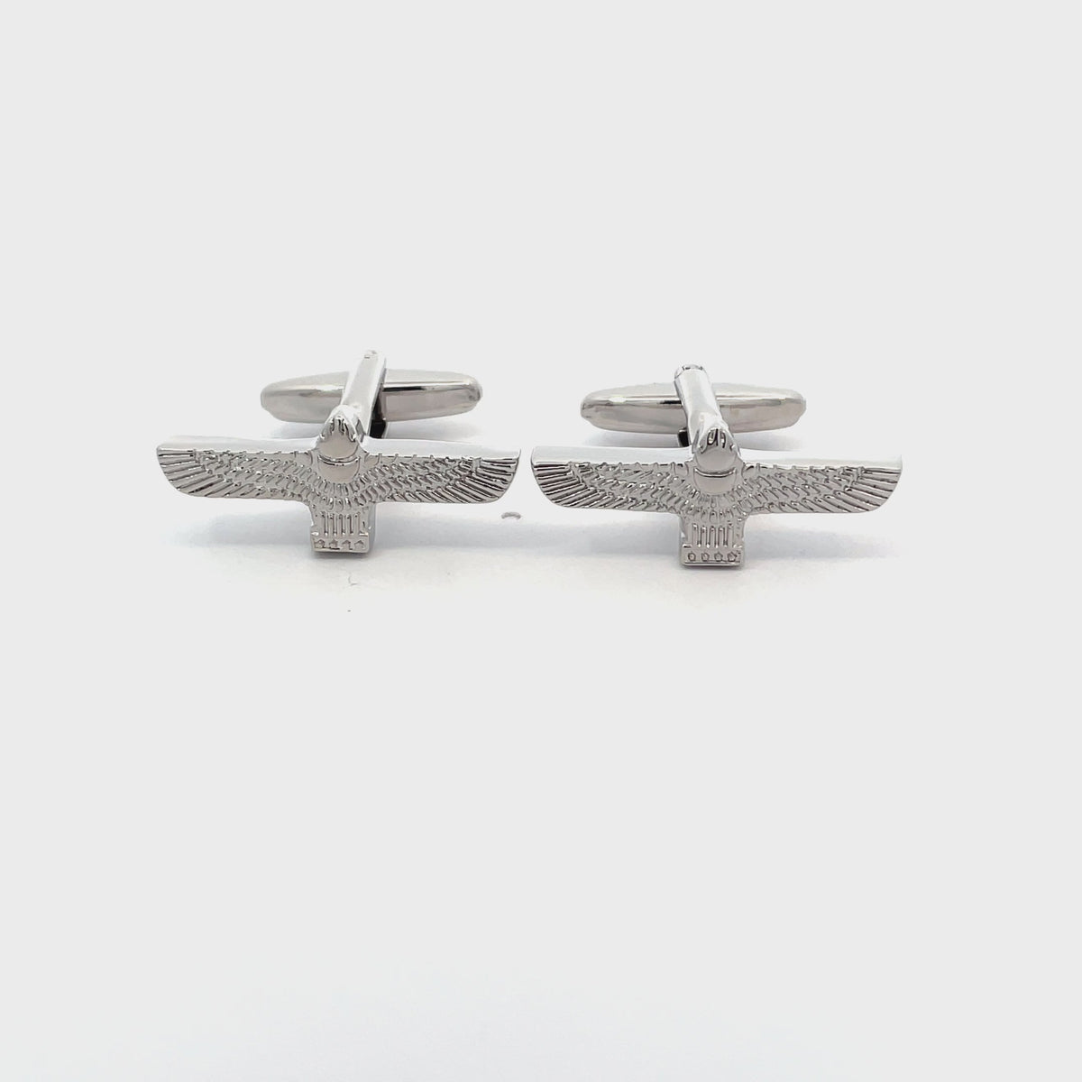 Totem Pole Bird Cufflinks