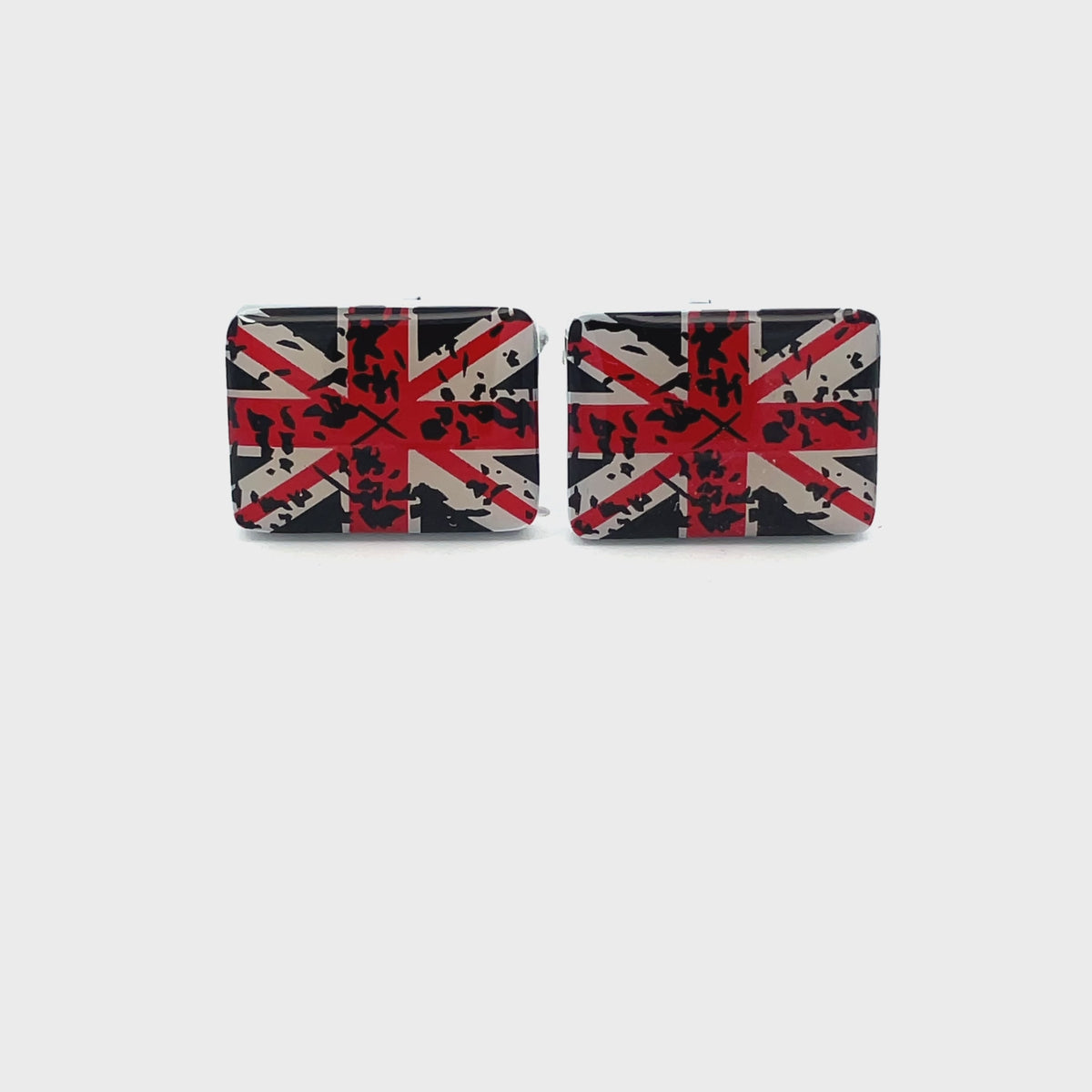 Vintage Distressed UK Union Jack Cufflinks