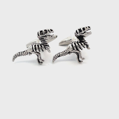 T-Rex Skeleton Dinosaur Cufflinks