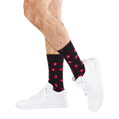 Mens Footy Bamboo Sock