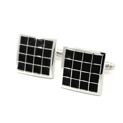 Black Squares Cufflinks