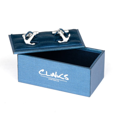 Silver Anchor Cufflinks