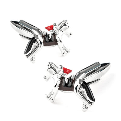 Racing Horses with Jockey (Colour) Cufflinks