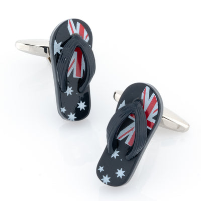 Australian Flag "Aussie" Thong Cufflinks